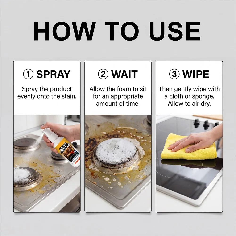 SWANS Oven Cleaning Foam Spray – Kitchen Degreaser 50ml Kitchen Degreaser Spray SWANS
