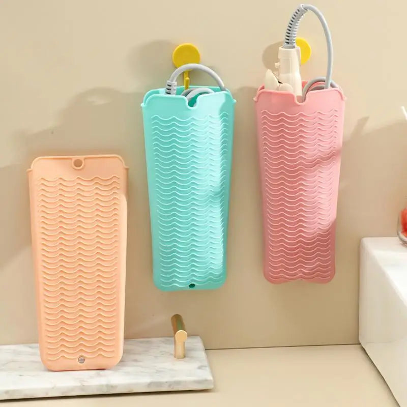 Silicone Heat-Resistant Curling Iron Cover & Storage Pouch Hair Tool Protector SWANS