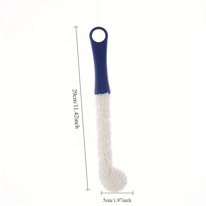 SWANS Wine Glass & Decanter Cleaning Brush – Multi-Use Glass Cleaning Brush SWANS Dark blue short 1pc