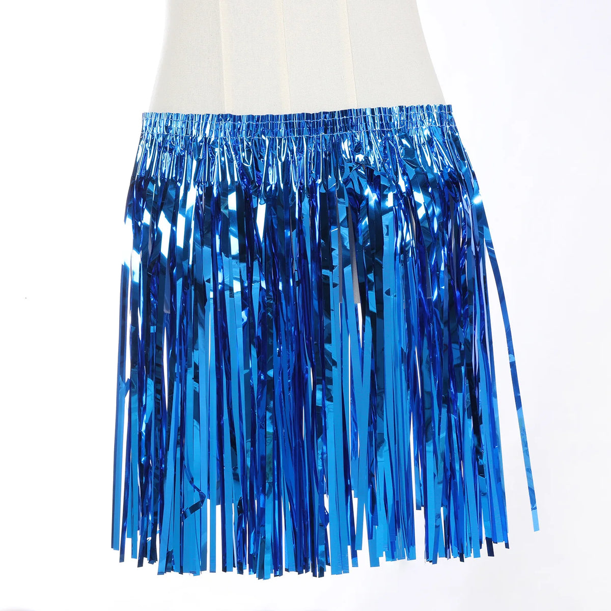 Shiny Glitter Disco Skirt – Multi-Color Unisex Party Costume Costume Skirt SWANS Blue