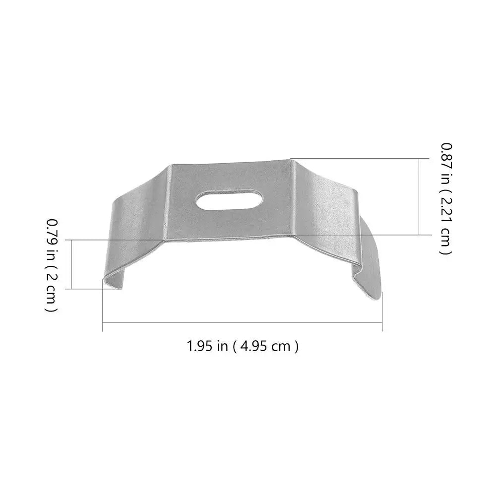 20-Pack Iron Vertical Blind Mounting Brackets & Clips Blind Mounting Brackets SWANS