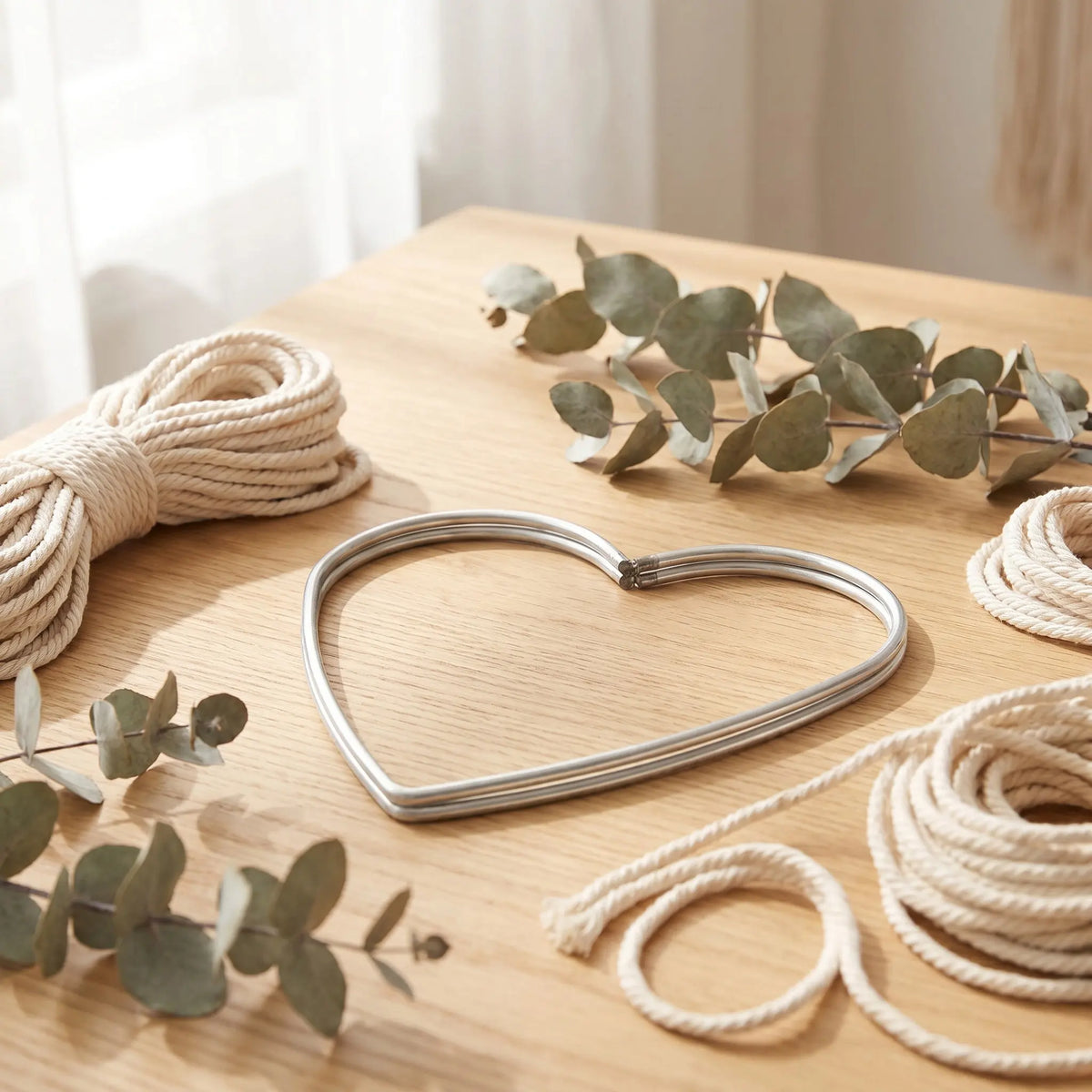 20-Pack Heart-Shaped Metal Rings – Dream Catcher & Macrame Hoops Craft Hoop Rings SWANS