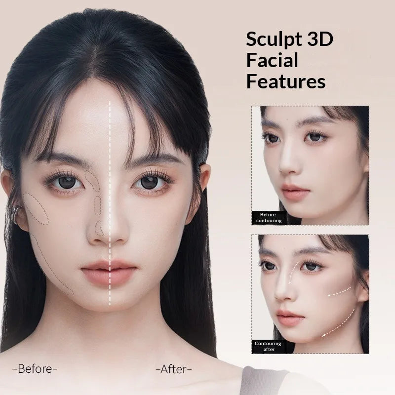 Waterproof Contour Stick – Sculpting Shading Powder, All Skin Tones Contour Makeup Stick SWANS
