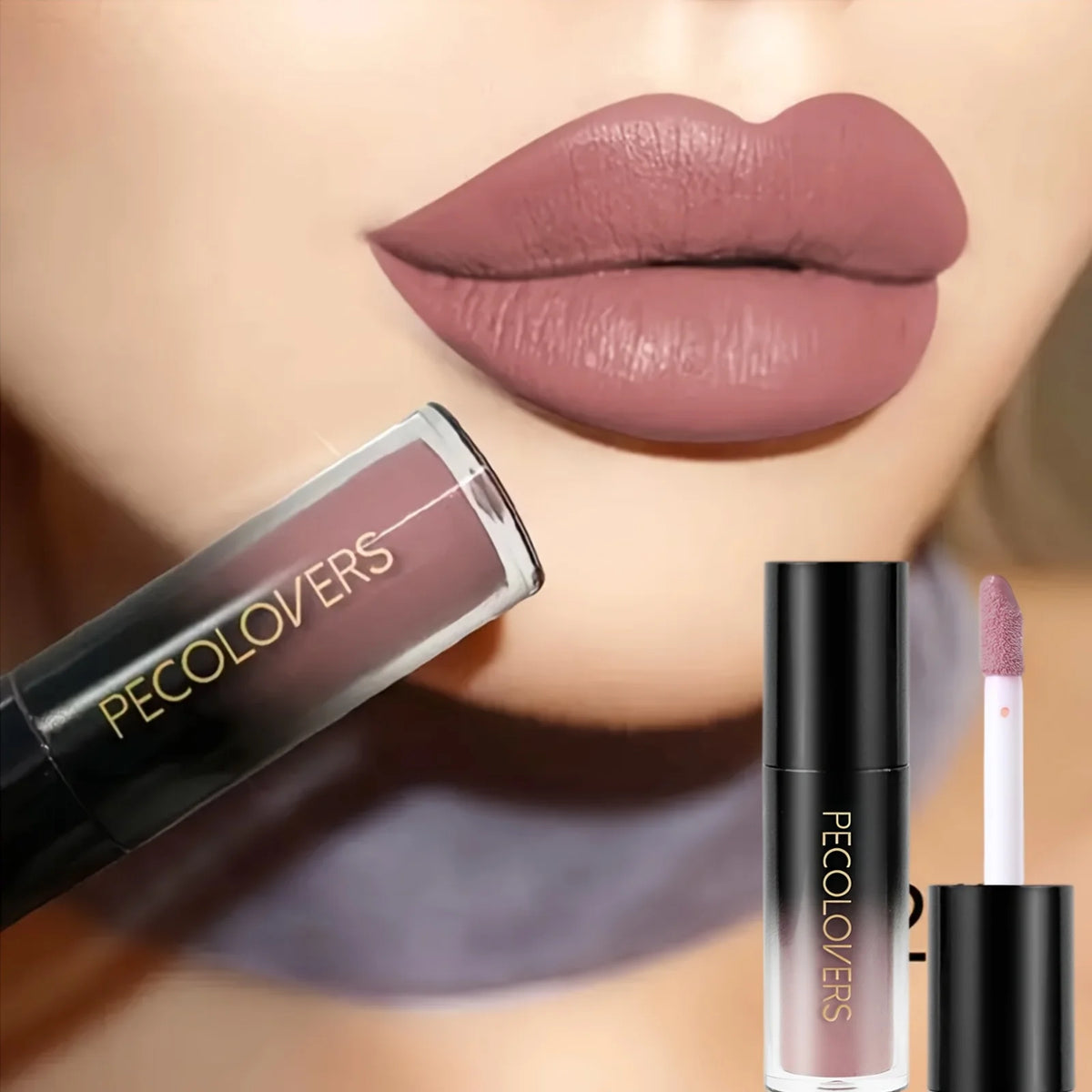 SWANS Waterproof Moisturizing Liquid Lipstick – Long-Lasting Liquid Lipstick SWANS