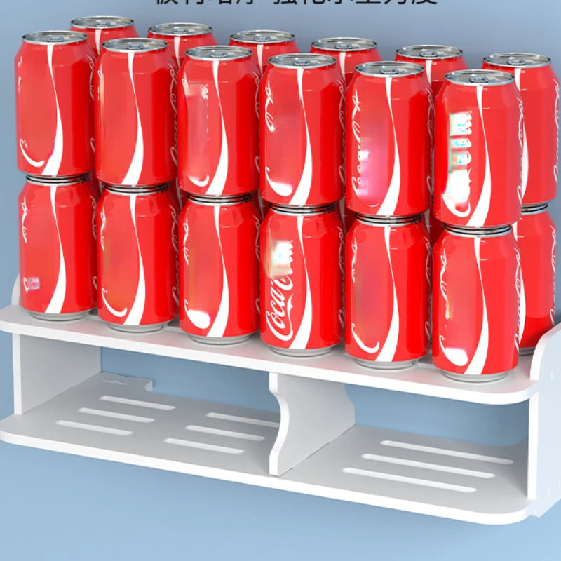 Wall-Mounted WiFi Router Shelf & Cable Box Organizer Wall Shelf Organizer SWANS