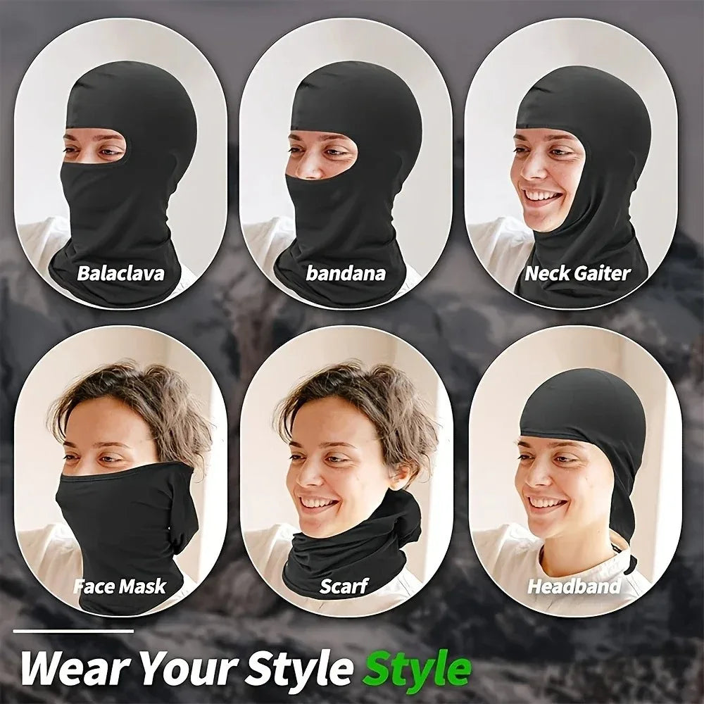 3-Pack Quick-Dry Balaclava Full Face Mask – Cycling & Hiking Balaclava Face Mask SWANS