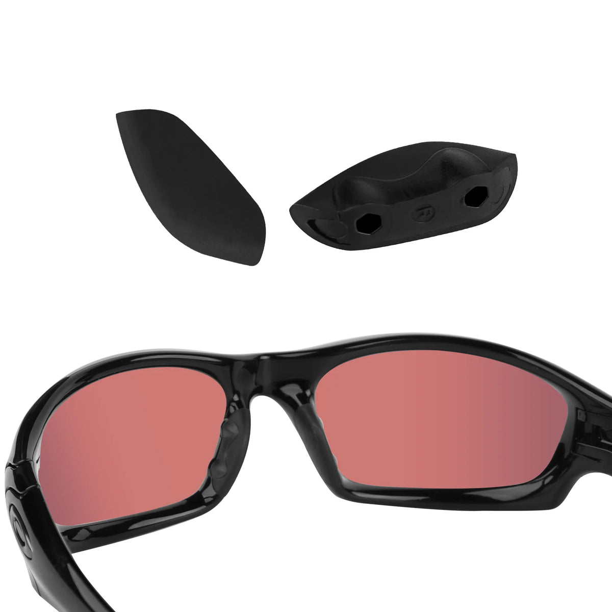 Silicone Nose Pads Replacement for Oakley Straight Jacket 2007 Eyewear Accessories SWANS 1 Pair-Small