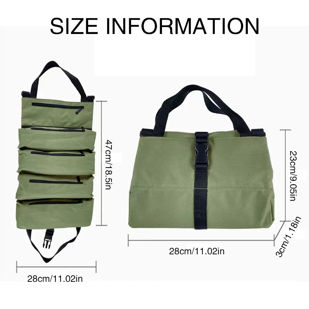 SWANS Heavy Duty Oxford Tool Bag – Large Capacity Organizer Tool Storage Bag SWANS