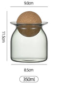 Retro Sealed Glass Coffee Bean Storage Jar – Large Capacity Glass Storage Jar SWANS B