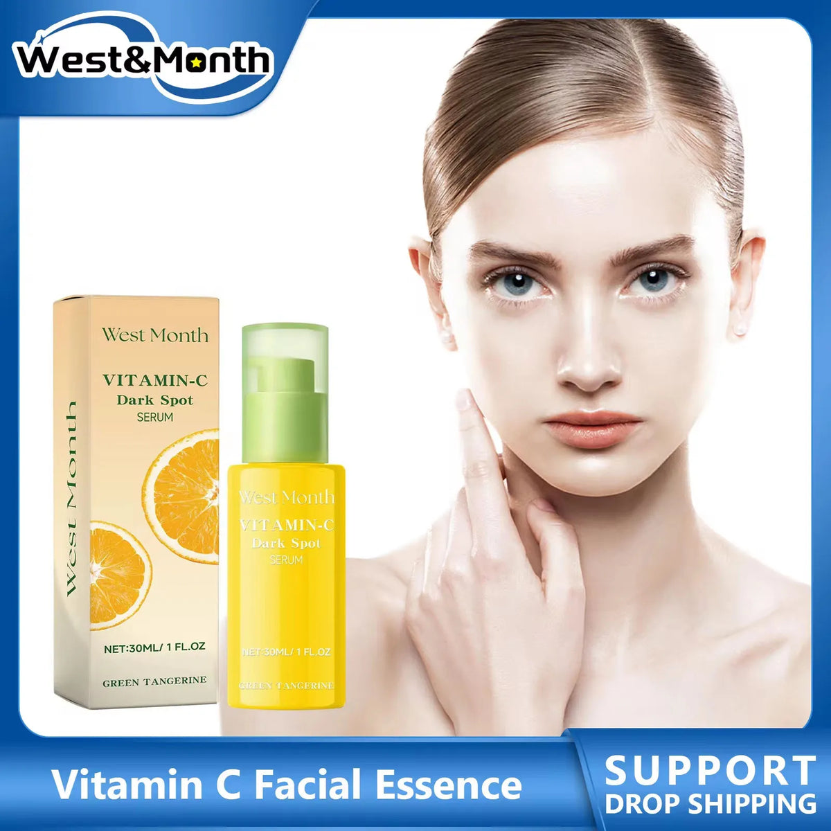 Vitamin C Face Serum – Brightening, Dark Spot & Anti-Aging 30ml Vitamin C Face Serum SWANS