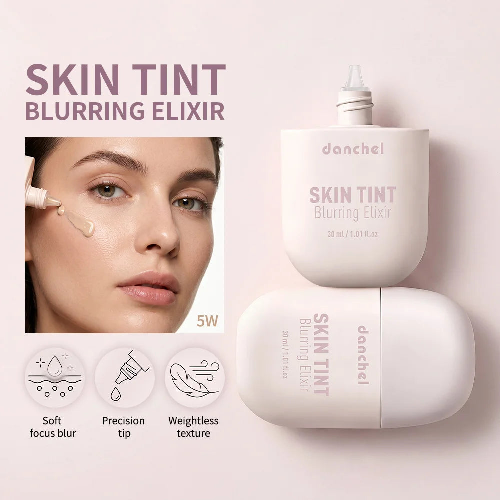 24-Shade Skin Tint Blurring Elixir Foundation – Hydrating Skin Tint Foundation SWANS