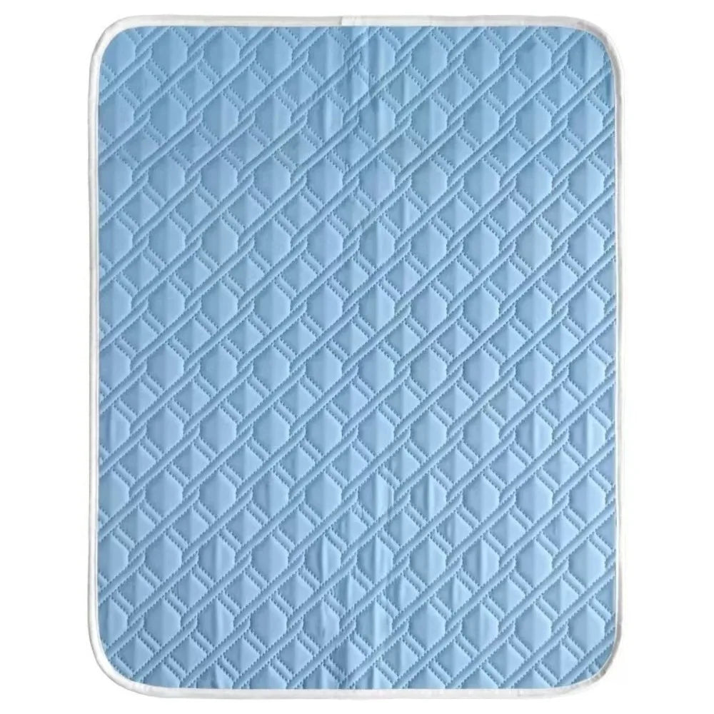 Dog Cooling Mat – Ice Fabric Bed Pad for All Dog Sizes Pet Cooling Mat SWANS Blue S-40x30cm-