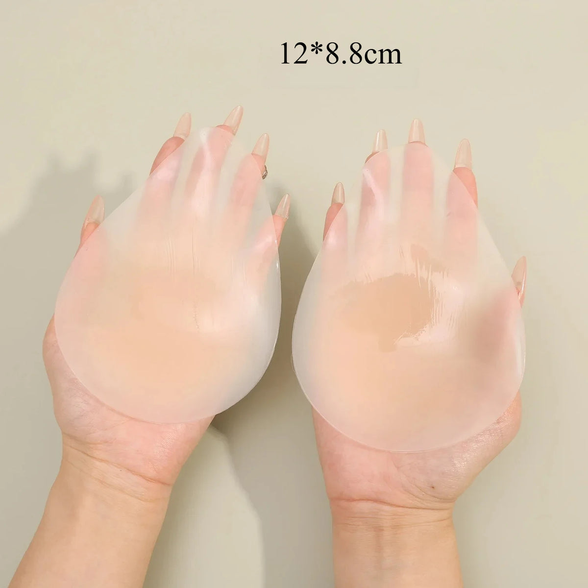 Silicone Nipple Covers – Ultra-Thin Invisible Lift Pasties Adhesive Nipple Covers SWANS One Size small skin