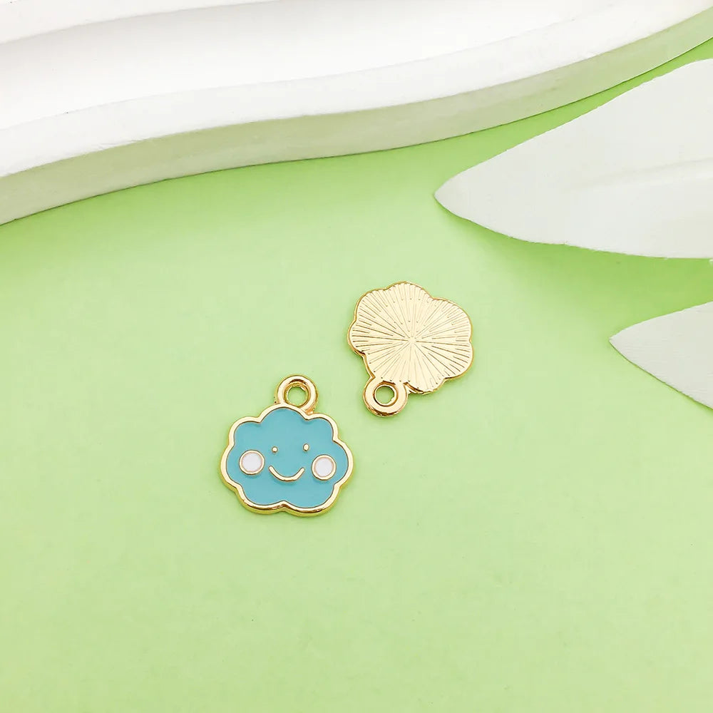 Cherry Blossom Alloy Charm Pendant for DIY Jewelry Making Jewelry Charm Pendant SWANS N
