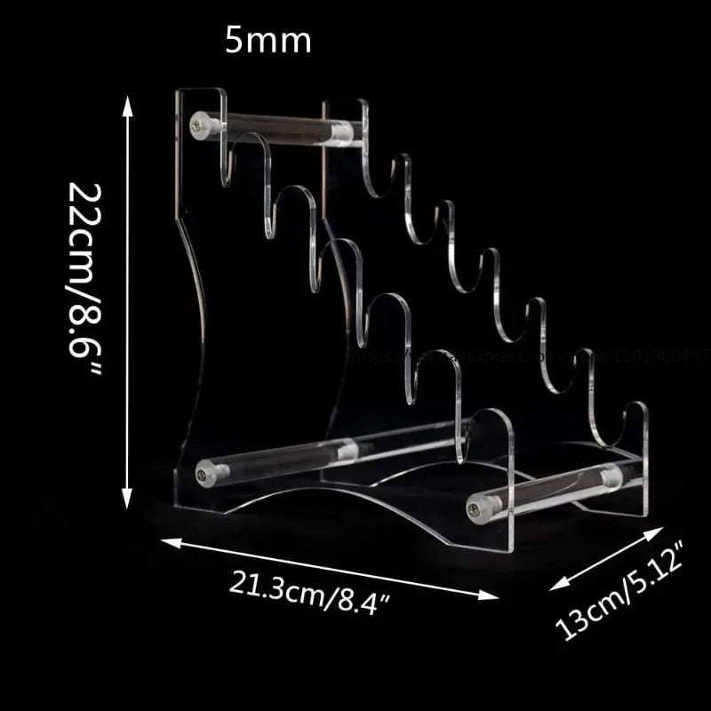 Acrylic Vinyl Record Storage Rack – Desktop Display Stand Vinyl Record Rack SWANS