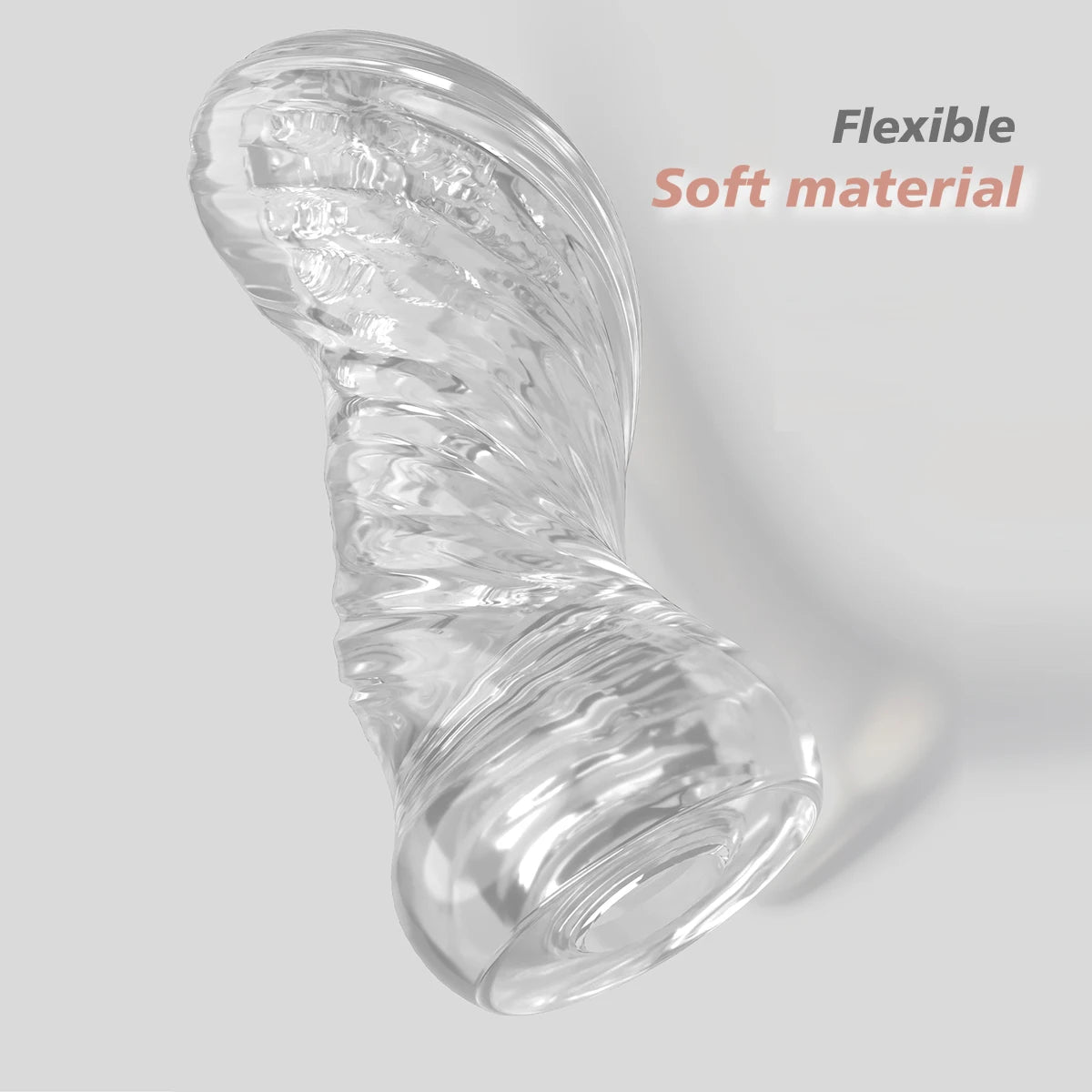 Transparent Male Stroker Cup – Soft TPE Pocket Stimulator Male Stroker Cup SWANS