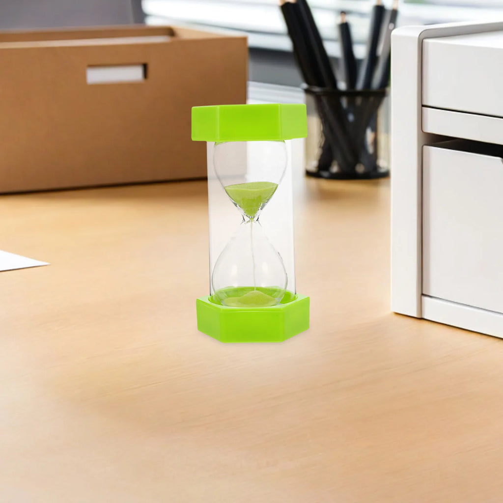 Hexagon Sand Timer 2-Min Hourglass – Kitchen & Classroom Sand Hourglass Timer SWANS