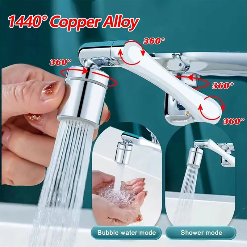 SWANS 1080° Rotating Faucet Aerator Extender & Sink Sprayer Faucet Aerator Extender SWANS