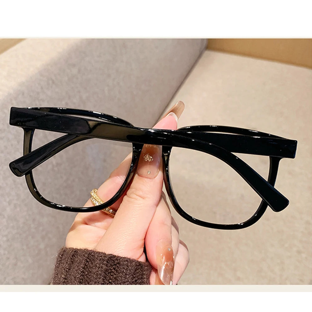SWANS Transparent Horn-Rimmed Blue Light Blocking Glasses Computer Glasses SWANS