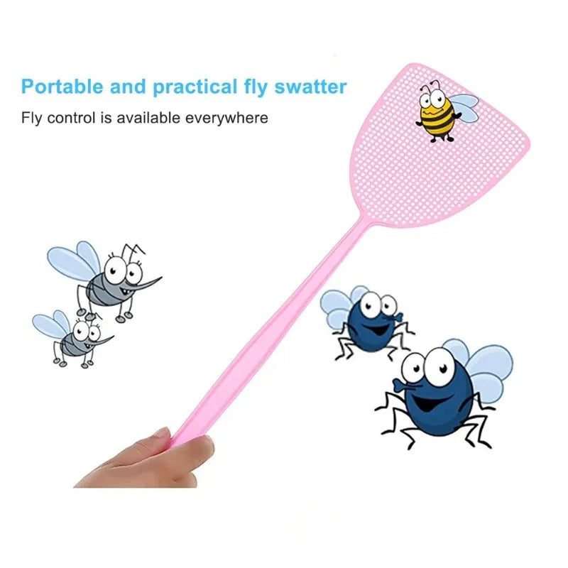 SWANS Plastic Fly Swatter 1/3 Pack – Lightweight Bug Swatter Fly Swatter SWANS