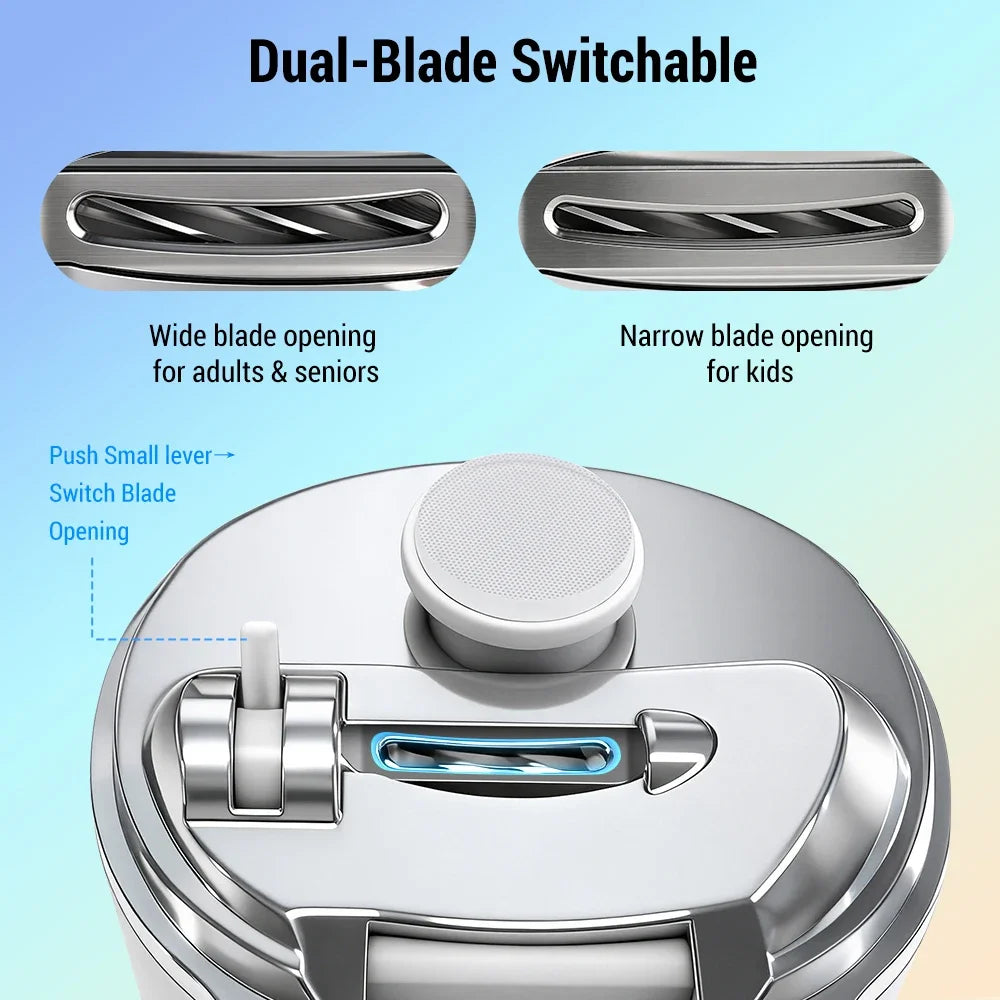 AFDEAL 3-in-1 Electric Nail Trimmer | LED, LCD & Dual Blade Electric Nail Trimmer SWANS