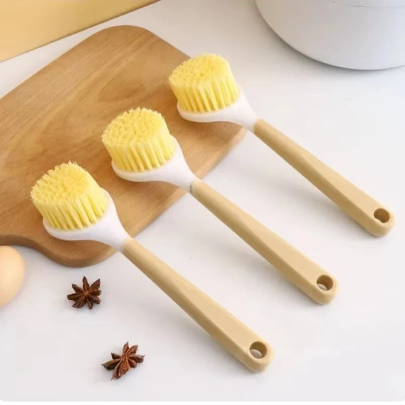 SWANS 3-Piece Sisal & Beech Wood Dish Brush Set | Eco Kitchen Dish Brush Set SWANS