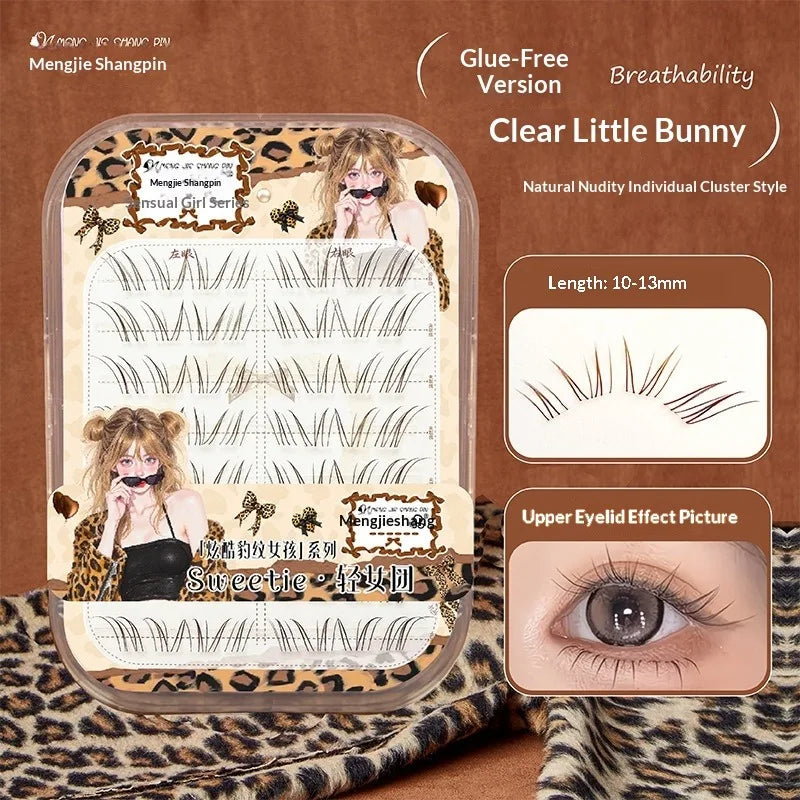 Self-Adhesive False Eyelashes – Fox Eye, Cat Eye & Wispy False Eyelashes SWANS 41 C