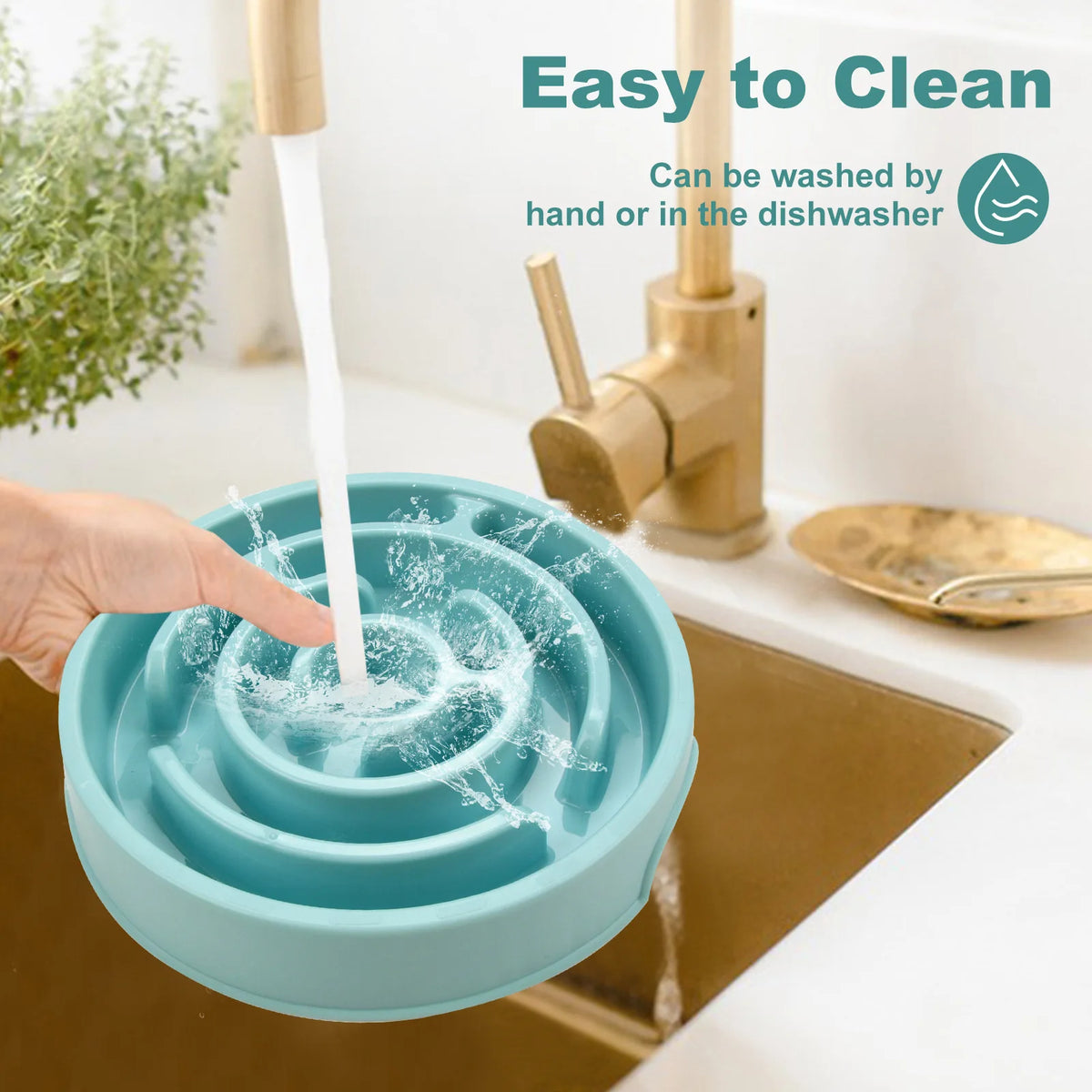 SWANS Pet Slow Feeder Bowl – Non-Slip for All Pet Sizes Slow Feeder Bowl SWANS