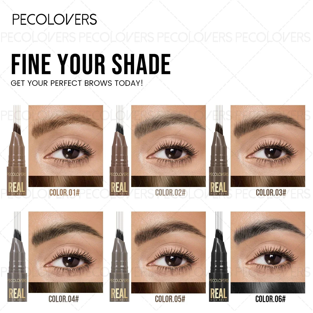 SWANS Liquid Eyebrow Pencil – Hairline Filler & Makeup Pen Liquid Eyebrow Pencil SWANS