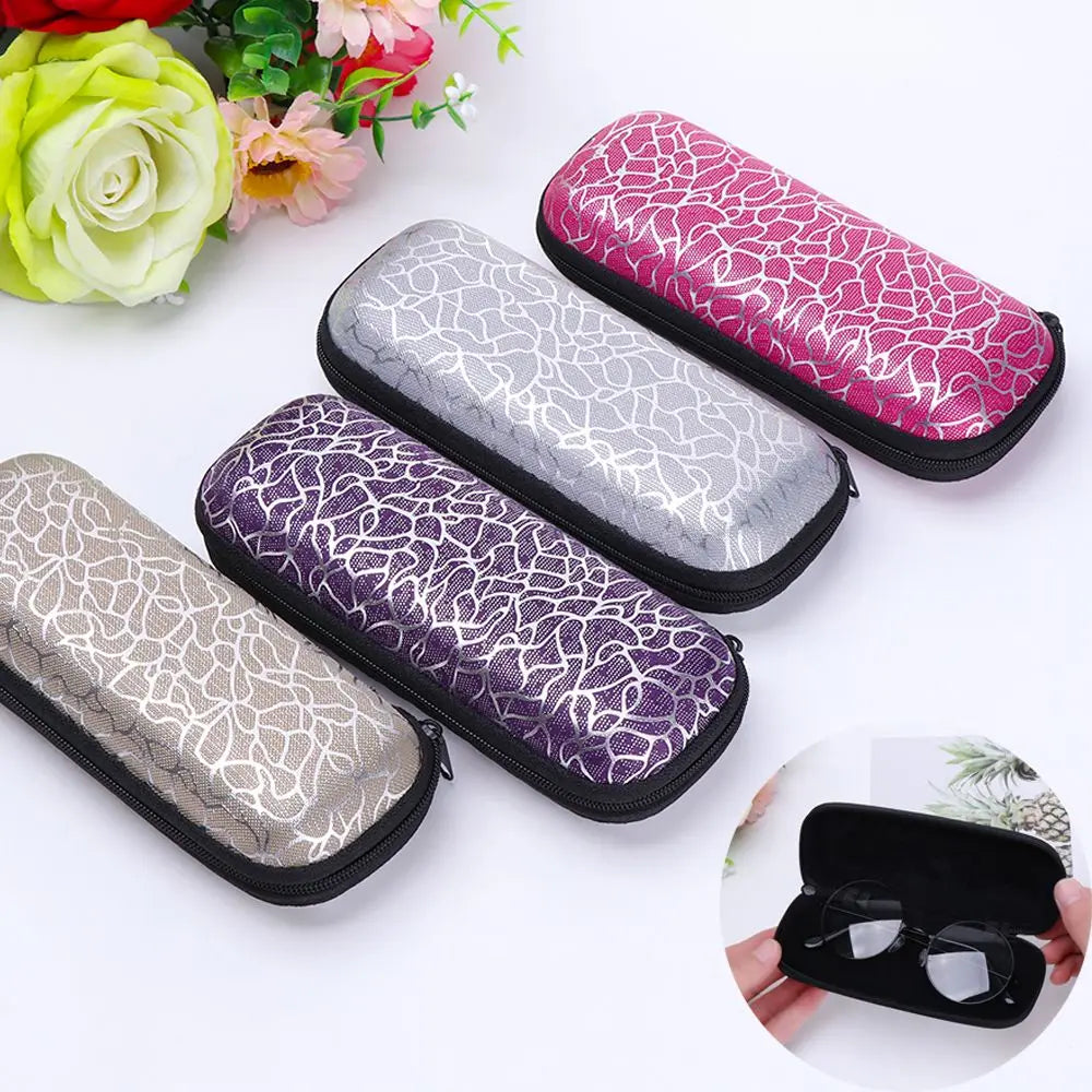 Zipper Stripe EVA Glasses Case – Unisex Eyewear Protector Eyewear Case SWANS