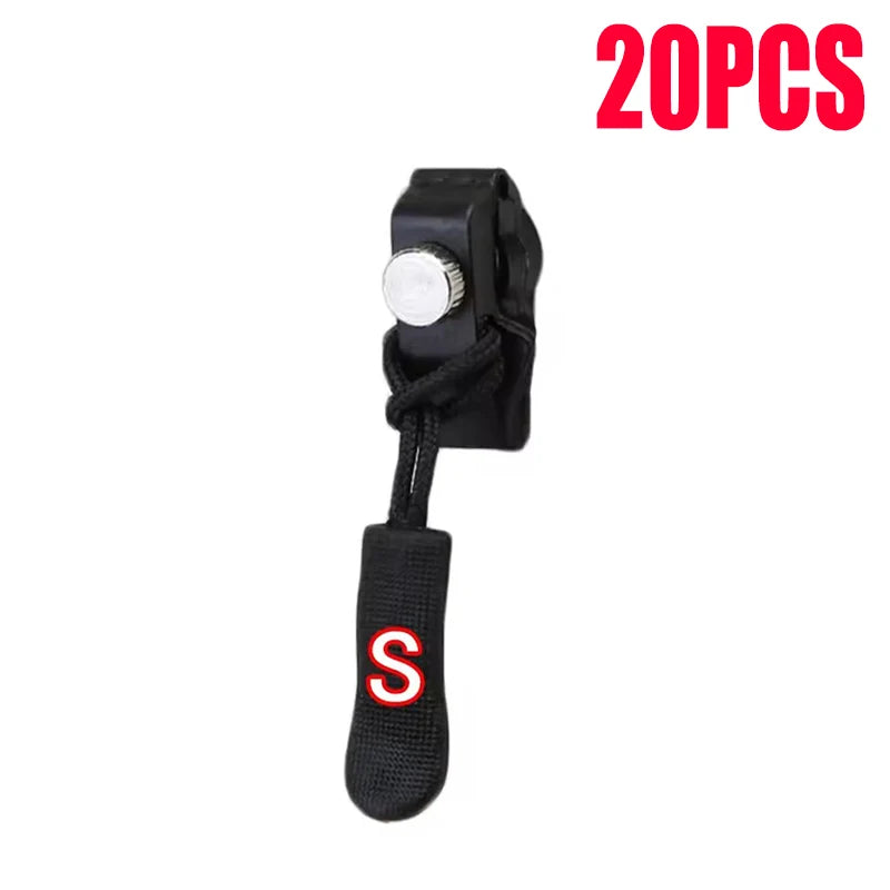 Universal Zipper Repair Kit – Replacement Slider Pulls 3–60 Pack Zipper Repair Kit SWANS S-20pcs