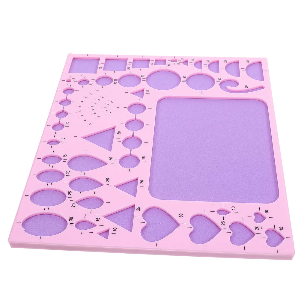 Paper Quilling Template Board – Multi-Shape Sizing Guide 8×7 Quilling Template Board SWANS