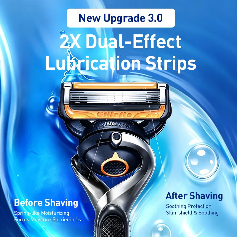 Gillette Fusion5 ProGlide Razor – 1 Handle & 4 Cartridges Men's Razor Set SWANS