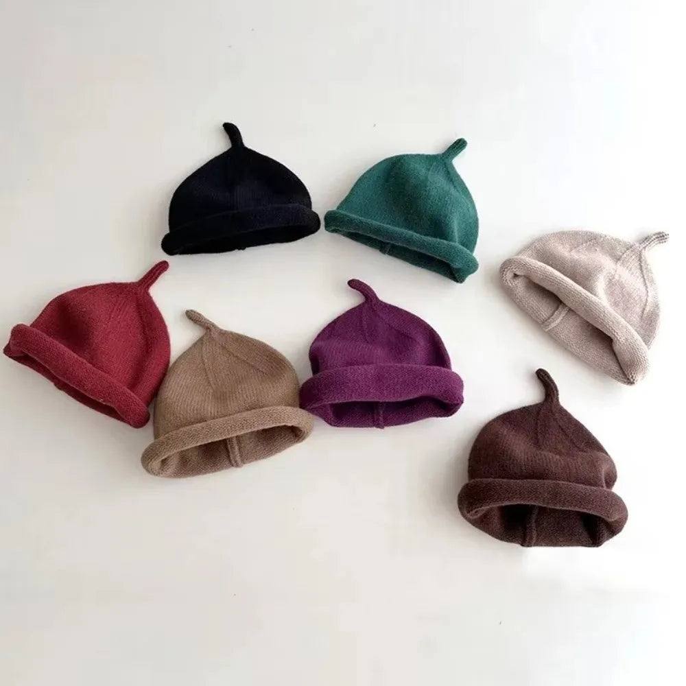 Kids Winter Knit Beanie Hat – Warm Cotton Baby Cap Ages 1–4 Kids Winter Beanie SWANS