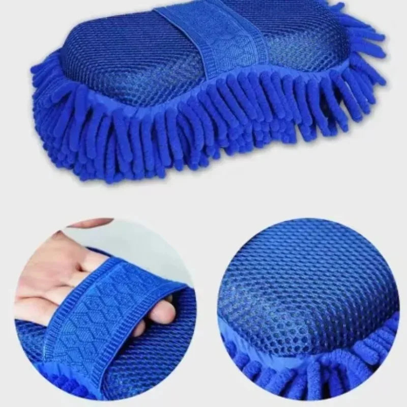 SWANS Microfiber Chenille Car Wash Sponge – Scratch-Free Detail Car Wash Sponge SWANS