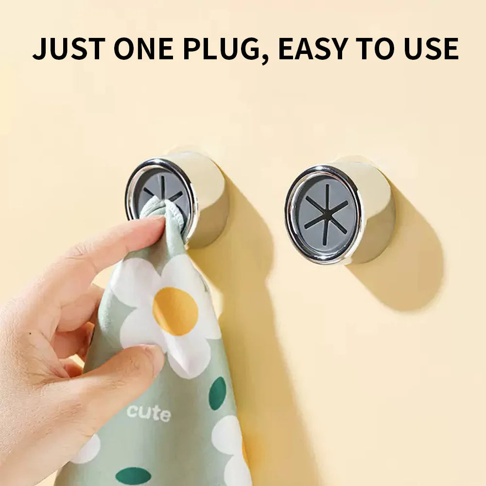 SWANS 3-Pack No-Drill Kitchen Towel & Dishcloth Wall Clips Kitchen Wall Clips SWANS