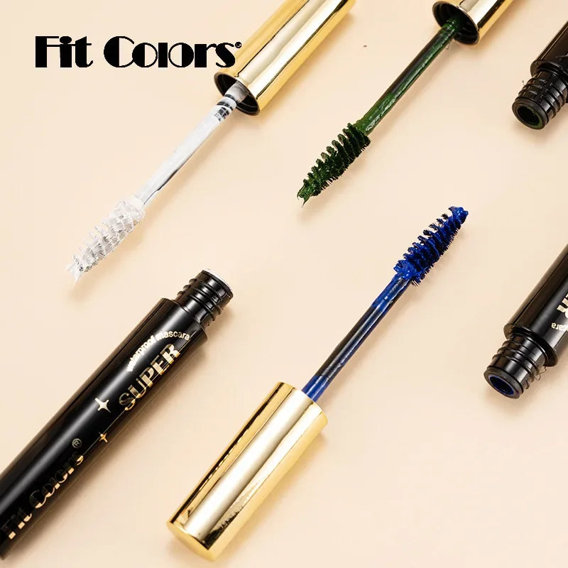 4D Silk Fiber Colored Mascara – Waterproof Lengthening Formula Colored Mascara SWANS