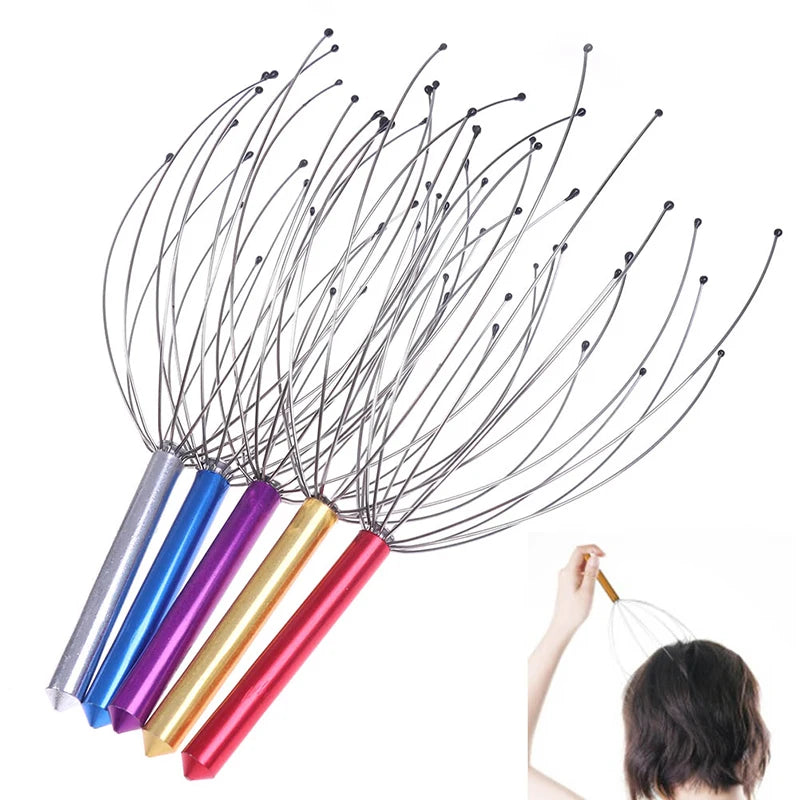 Octopus Head Massager – 8-Claw Scalp & Neck Relaxer Scalp Massager SWANS