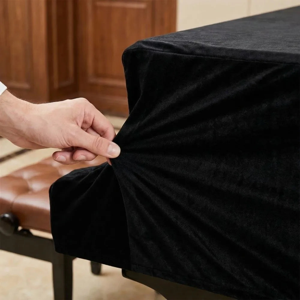 Upright Piano Dust Cover – Waterproof Polyester 153×35×110cm Piano Dust Cover SWANS