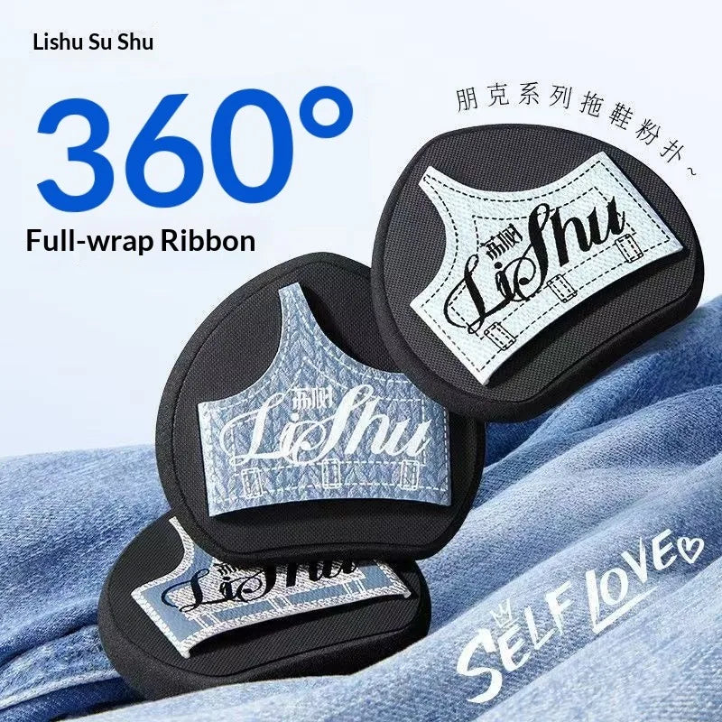 LISHU 3-Pack Large Slipper Makeup Blending Puff – Dry & Wet Makeup Blending Sponge SWANS