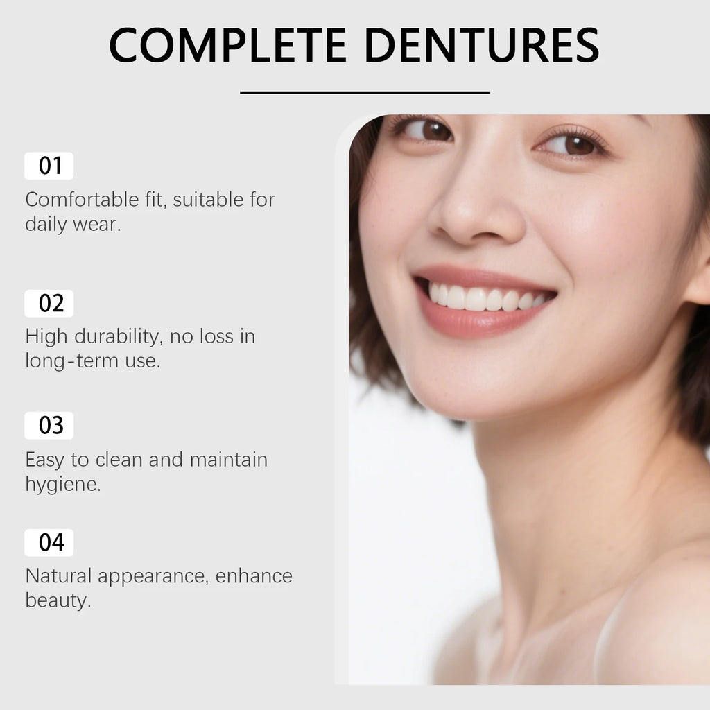FEIMUKO Denture Modification Kit – Secure Fit & Natural Look Denture Care Kit SWANS