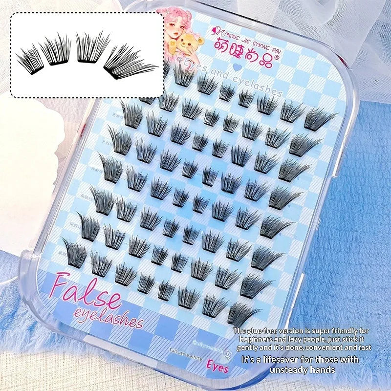 Self-Adhesive False Eyelashes – No Glue Voluminous Lashes False Eyelashes SWANS