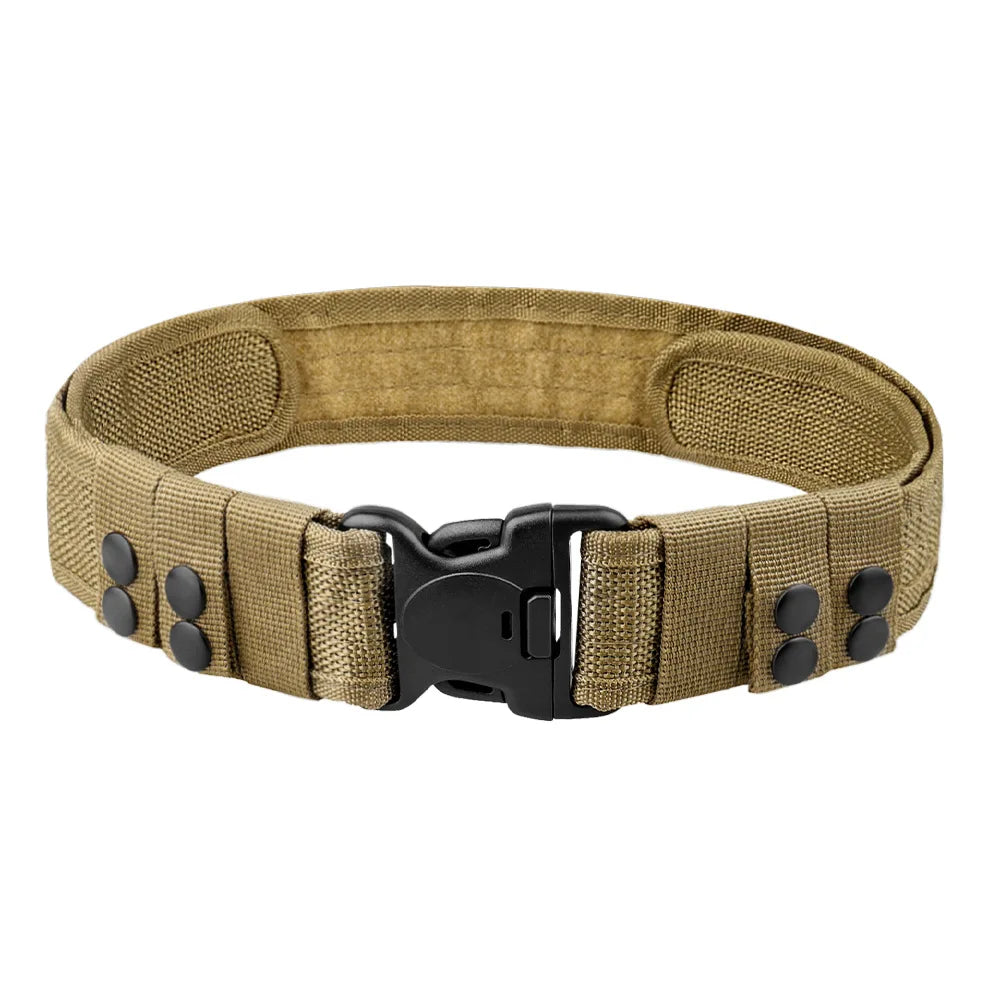 Tactical Nylon Canvas Belt – Unisex Outdoor Camouflage Work Belt Tactical Canvas Belt SWANS