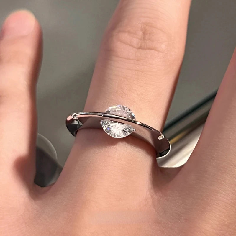 Zircon Planet Open Ring – Y2K Fashion Jewelry for Women & Men Fashion Ring SWANS