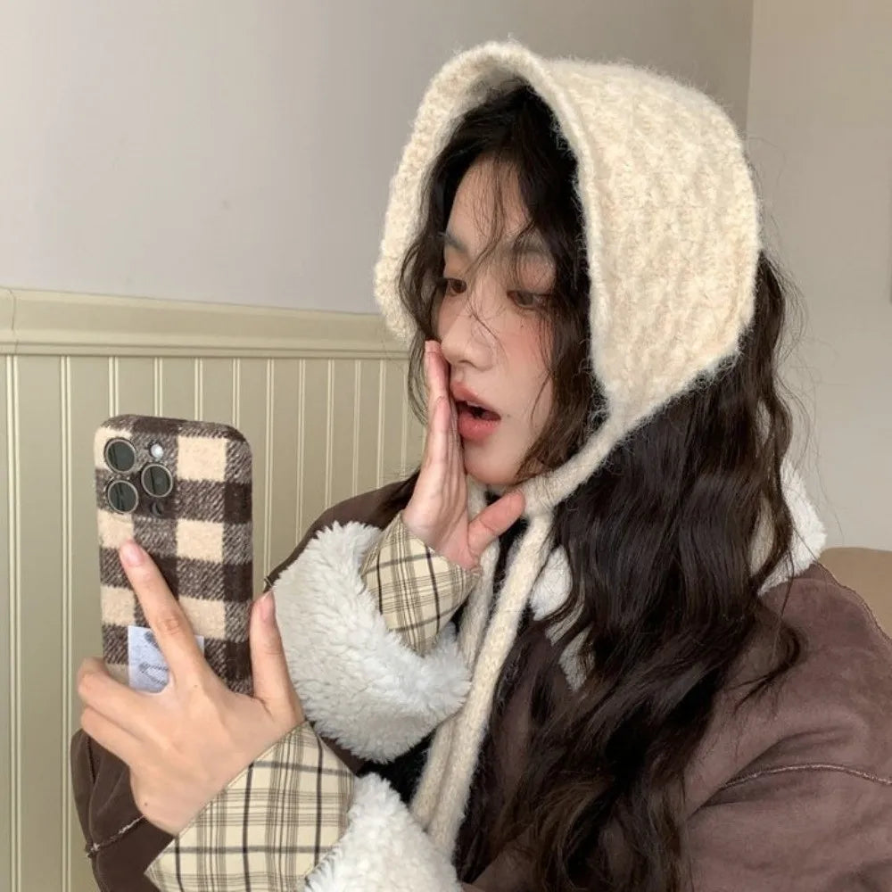 Women's Soft Knitted Ear Warmer – Windproof Winter Earmuffs Winter Ear Warmer SWANS