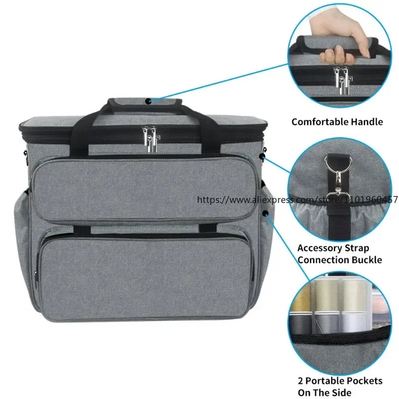 Universal Sewing Machine Carry Bag – Large Capacity Organizer Sewing Machine Bag SWANS