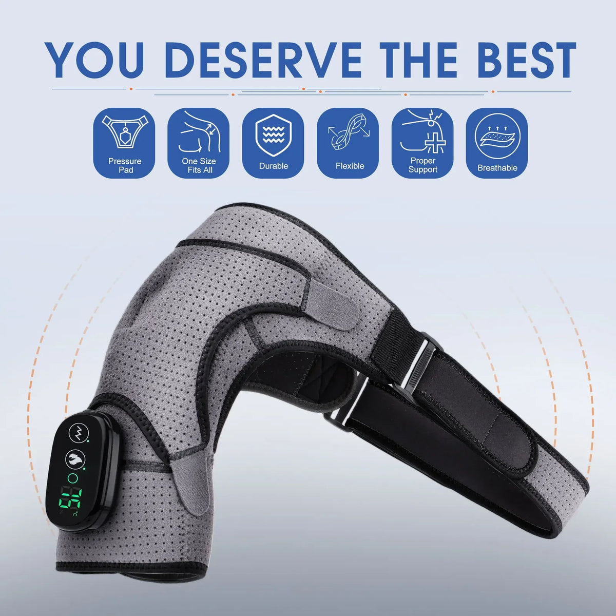 Electric Heated Shoulder Massage Belt – Warming Shawl | SWANS Shoulder Massage Belt SWANS