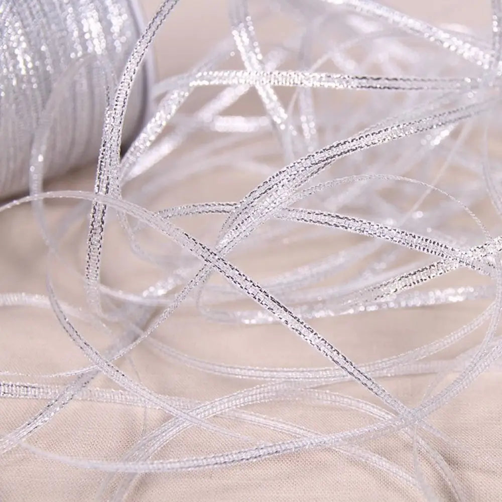 3mm Glitter Satin Ribbon 20 Yards – DIY Crafts & Gift Wrap Craft Ribbon SWANS
