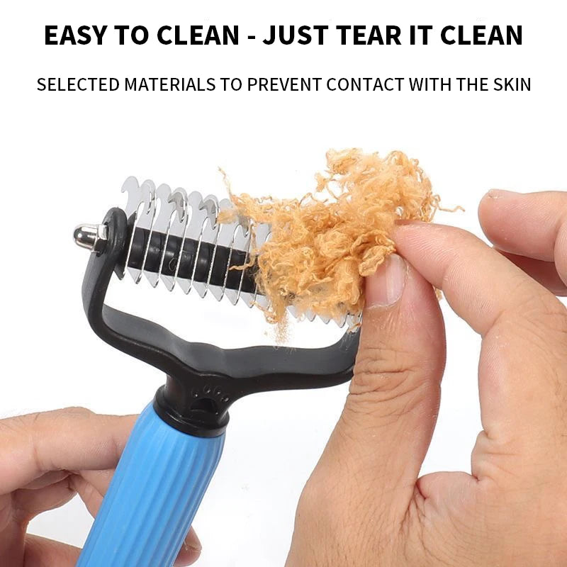 SWANS Double-Sided Pet Comb – Dog & Cat Grooming Tool Pet Grooming Comb SWANS