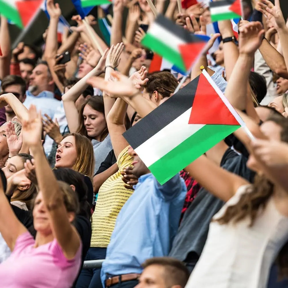 Palestine Hand Waving Mini Flags 5/10/20pcs – Polyester Banner Hand Waving Flags SWANS